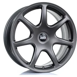 BOLA B7 Alloy Wheel MATT GUNMETAL 17x7.5 5X115 76mm CB ET40 TO 45