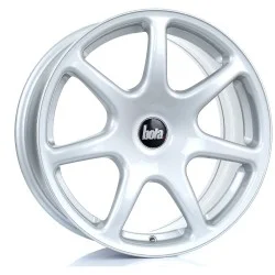 BOLA B7 Alloy Wheel SILVER 17x7.5 5X100 76mm CB ET40 TO 45