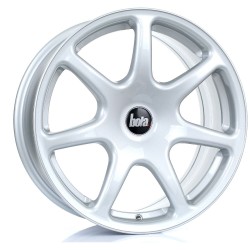 BOLA B7 Alloy Wheel SILVER 17x7.5 5X120.65 76mm CB ET40 TO 45