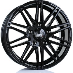 BOLA B20 Alloy Wheel GLOSS BLACK 20x8 5X160 76mm CB ET45