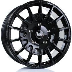 BOLA B21 Alloy Wheel GLOSS BLACK 20x8 5X160 76mm CB ET50