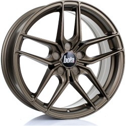 BOLA B11 Alloy Wheel MATT BRONZE 18x8 5X100 76mm CB ET30 TO 45