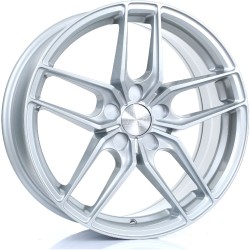 BOLA B11 Alloy Wheel SILVER 18x8 5X100 76mm CB ET30 TO 45