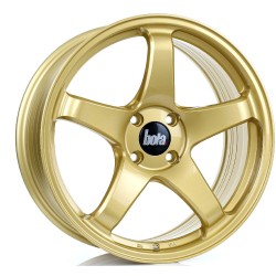 BOLA B2R Alloy Wheel GOLD 18x8 4X108 76mm CB ET40