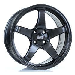 BOLA B2R Alloy Wheel GLOSS GUNMETAL 18x8 4X108 76mm CB ET40