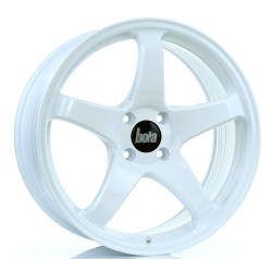 BOLA B2R Alloy Wheel WHITE 18x8 4X108 76mm CB ET40