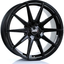BOLA CSR Alloy Wheel GLOSS BLACK 19x8.25 5X127 76mm CB ET40 TO 45