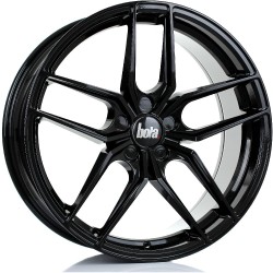 BOLA B11 Alloy Wheel GLOSS BLACK 20x8.5 5X100 76mm CB ET20 TO 45