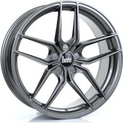 BOLA B11 Alloy Wheel LIGHT GUNMETAL 20x8.5 5X105 76mm CB ET20 TO 45