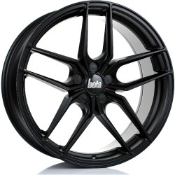 BOLA B11 Alloy Wheel MATT BLACK 20x8.5 5X100 76mm CB ET20 TO 45