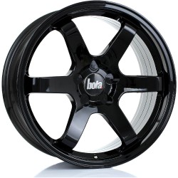 BOLA B1R Alloy Wheel GLOSS BLACK 18x8.5 5X100 76mm CB ET25 TO 45