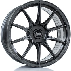 BOLA FLB Alloy Wheel GLOSS GUNMETAL 18x8.5 5X110 76mm CB ET25 BOLA FLB Alloy Wheel GLOSS GUNMETAL 18x8.5 5X110 76mm CB ET25