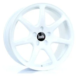 BOLA B7 Alloy Wheel WHITE 18x8.5 5X100 76mm CB ET25 TO 45