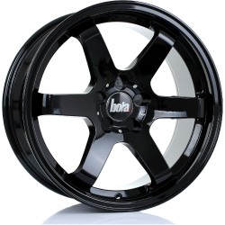 BOLA B1 Alloy Wheel GLOSS BLACK 18x8.5 5X100 76mm CB ET30 TO 45