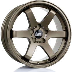 BOLA B1 Alloy Wheel MATT BRONZE 18x8.5 5X100 76mm CB ET30 TO 45