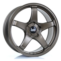 BOLA B2R Alloy Wheel MATT BRONZE 18x8.5 5X100 76mm CB ET30 TO 45