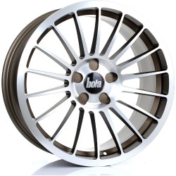 BOLA B14 Alloy Wheel HYPER BRONZE 18x8.5 5X100 76mm CB ET30 TO 45