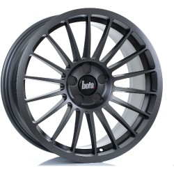 BOLA B14 Alloy Wheel MATT GUNMETAL 18x8.5 5X100 76mm CB ET30 TO 45