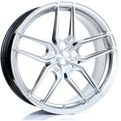 BOLA B11 Alloy Wheel HYPER SILVER 19x8.5 5X100 76mm CB ET25 TO 45