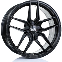 BOLA B11 Alloy Wheel MATT BLACK 19x8.5 5X100 76mm CB ET25 TO 45