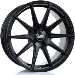 BOLA CSR Alloy Wheel SATIN BLACK 19x8.5 5X100 76mm CB ET25 TO 45