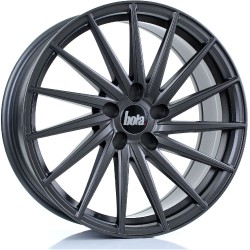 BOLA ZFR Alloy Wheel MATT GUNMETAL 19x8.5 5X110 76mm CB ET25 TO BOLA ZFR Alloy Wheel MATT GUNMETAL 19x8.5 5X110 76mm CB ET25 TO