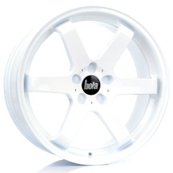 BOLA B1 Alloy Wheel WHITE 19x8.5 5X100 76mm CB ET30 TO 45