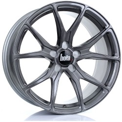 BOLA B6 Alloy Wheel GLOSS TITANIUM 18x9 5X120.65 76mm CB ET30 TO 45 BOLA B6 Alloy Wheel GLOSS TITANIUM 18x9 5X120.65 76mm CB ET30 TO 45