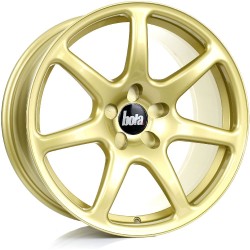 BOLA B7 Alloy Wheel GOLD 18x9.5 5X120.65 76mm CB ET25 TO 45