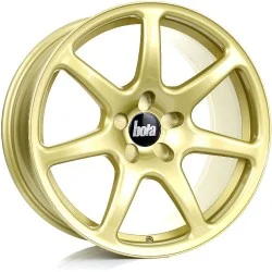 BOLA B7 Alloy Wheel GOLD 18x9.5 5X120.65 76mm CB ET25 TO 45