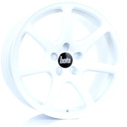 BOLA B7 Alloy Wheel WHITE 18x9.5 5X120.65 76mm CB ET25 TO 45