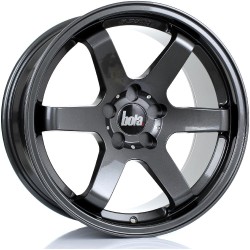 BOLA B1 Alloy Wheel GLOSS GUNMETAL 18x9.5 5X100 76mm CB ET30 TO 45