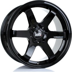 BOLA B1 Alloy Wheel GLOSS BLACK 18x9.5 5X100 76mm CB ET35 TO 45