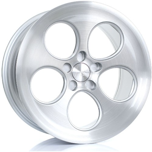 BOLA B5 Alloy Wheel SILVER BRUSHED POLISHED FACE 18x9.5 5X127 76mm CB ET40 TO 45