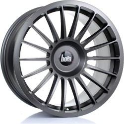 BOLA B14 Alloy Wheel MATT GUNMETAL 18x9.5 5X100 76mm CB ET30 TO 45