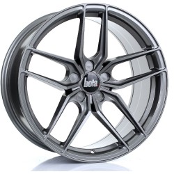 BOLA B11 Alloy Wheel LIGHT GUNMETAL 19x9.5 5X100 76mm CB ET25 TO 45