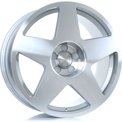 BOLA B10 Alloy Wheel SILVER POLISHED FACE 19x9.5 5X120 76mm CB ET25 TO 40