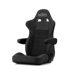 BRIDE edirb 054 Reclining Bucket Seat Ultra Suede Silver Stitch No Heater