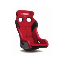 BRIDE XERO VS Fixed Back Bucket Seat Red - Silver FRP Shell - FIA Approved