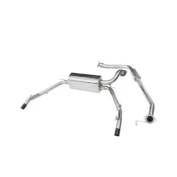 Cobra Cat Back Exhaust System Resonated Honda Civic Type R Fn2 07-11