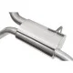 Cobra Cat Back Exhaust System Non-resonated Honda Civic Type R Fk2 15+