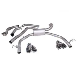 Cobra Cat Back Exhaust System Non-resonated Honda Civic Type R Fk2 15+