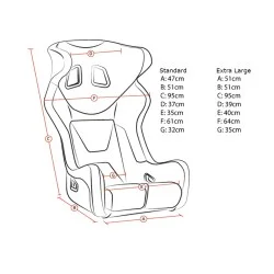Corbeau Revenge X Racing Bucket Seat