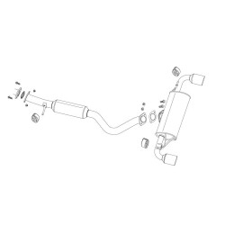 Fujitsubo Authorize R Cat Back Exhaust Toyota GR Yaris 20+