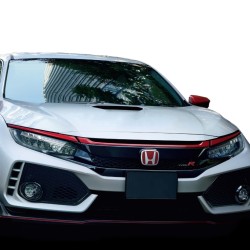 Genuine Honda JDM Red Front Grill Garnish Civic Type R FK8 PFL