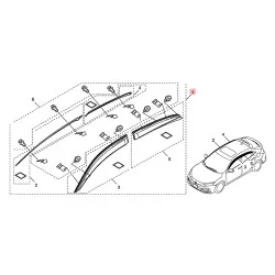 Genuine Honda Access Window Visors Wind Deflectors Civic Fk8 Inc Type R 17+