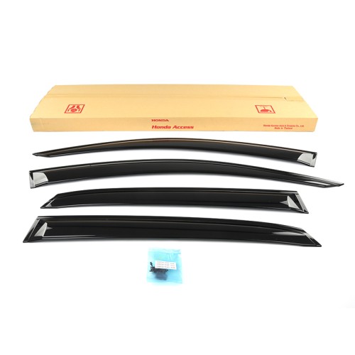 Genuine Honda Access Window Visors Wind Deflectors Civic Fk8 Inc Type R 17+