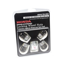 Genuine Honda Alloy Wheel Black Locking Lug Nuts Civic Type R Fk2 Fk8