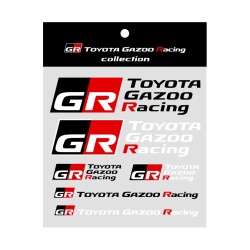 Genuine Toyota Gazoo Racing Logo Sticker Set A GR Yaris 20+