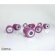 Mini Cooper S R53 2001-2006 Rear Lateral Suspension Arms Bushes Kit in Polyurethane